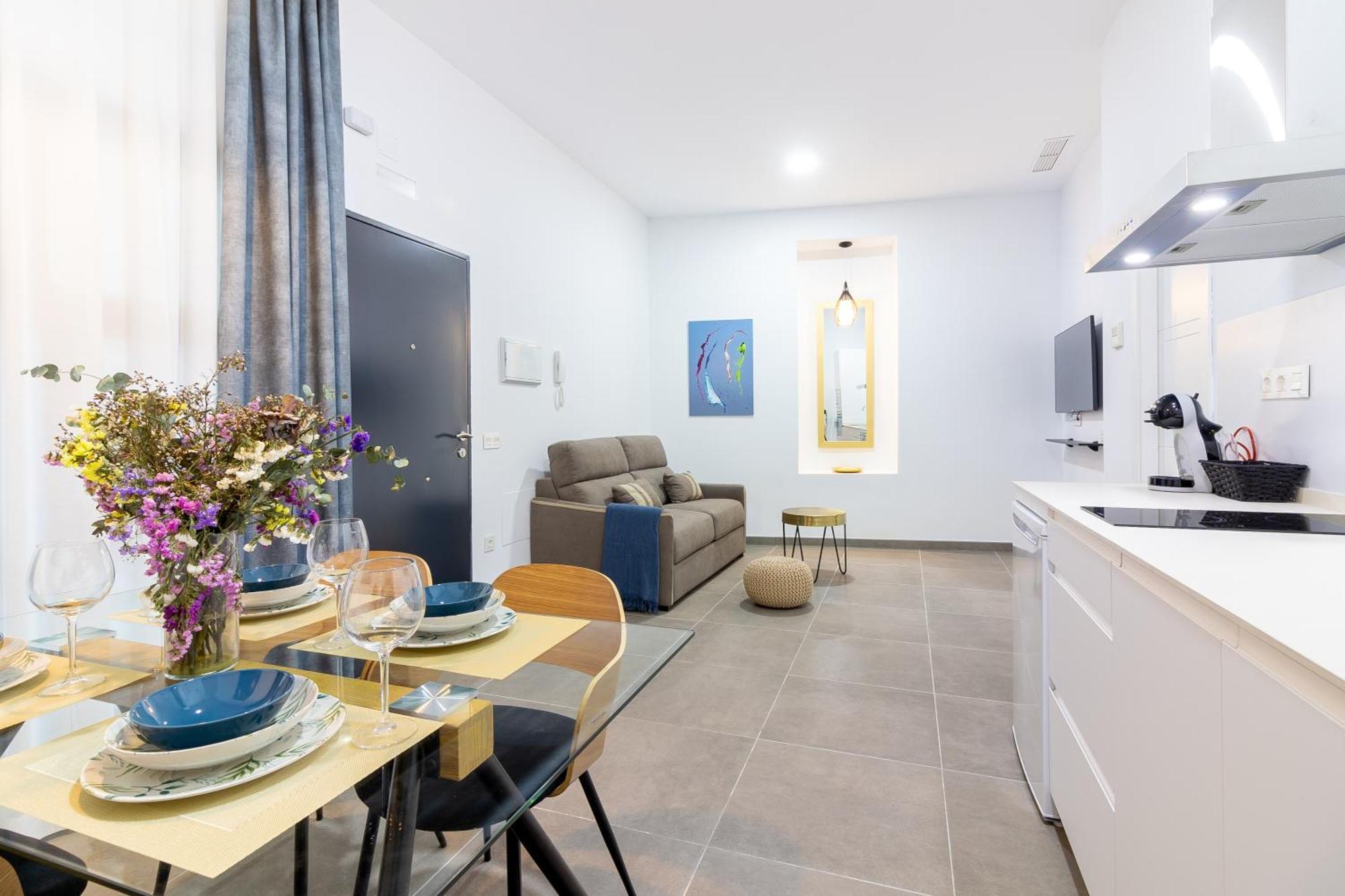 Apartmán Malaga Center Flat Mariblanca 12 Sun & Terrace Boutique Pokoj fotografie